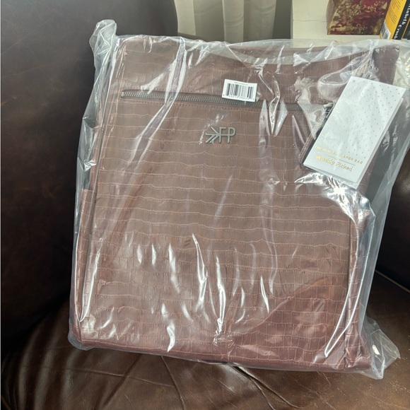 Freshly Picked Brown Croc Baby Diaper bag - Picture 2 of 6